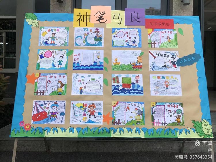 咸陽市高新一中小學部二年級組開展繪本創(chuàng)作活動